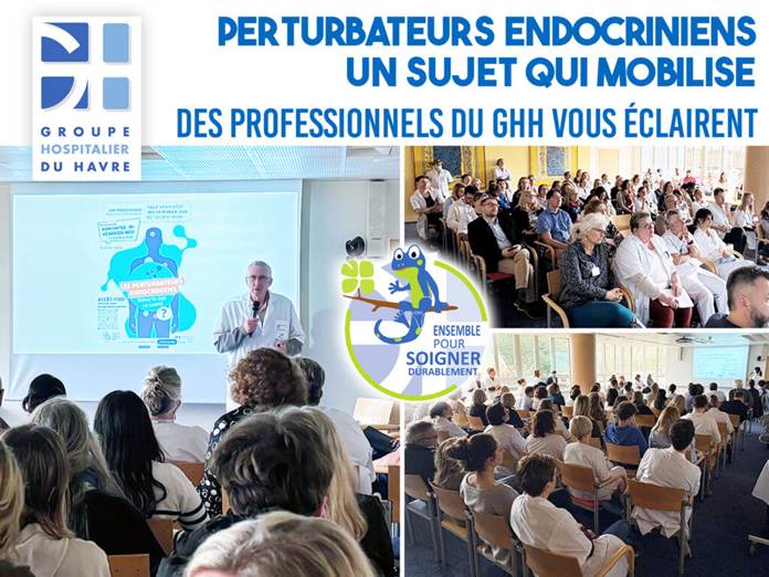 🔬 Les perturbateurs endocriniens : un sujet qui mobilise nos professionnels du GHH ! 👥 Qui sont-ils ? Où sont-ils ? Comment agissent-ils sur nos organes ? Quels sont leurs impacts sur notre santé ? Comment les éviter ?